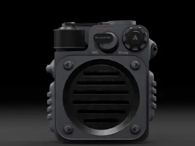 Sci Fi Gass Can Model Low Poly Game Ready Low-poly 3D model