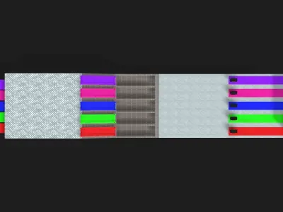 Sence for cartoon 3D model