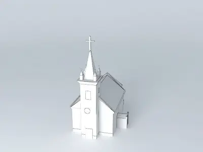 Szentmihályfa rk temploma Kostol Michal na Ostrove Free 3D model