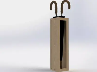umberalla rack Free 3D model
