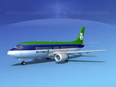 Boeing 737-300 Aer Lingus 3D model