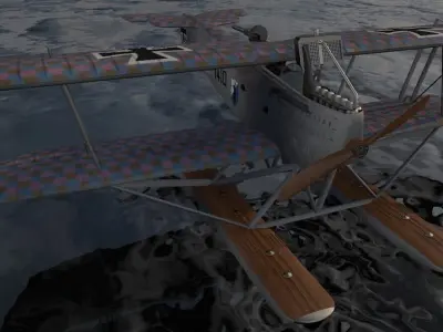 Hansa-Brandenburg W-12 3D model