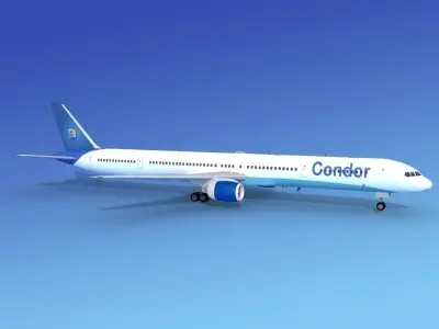 Boeing 757-300 Thomas Cook 2 3D model