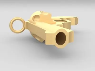 Revolver Pendant Cal 38 special 3D print model