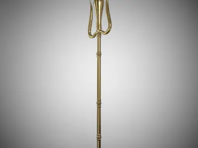 Trident - Trishulam Low-poly 3D model