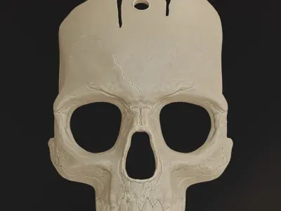 Death Knight Mask from Escape From Tarkov game for 3D Printing 3D print model