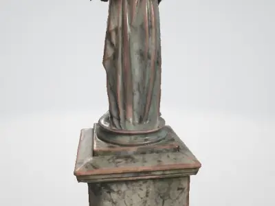 Angel statue 3D model