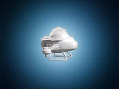Sci-Fi Drone 3D Print Model 3D print model