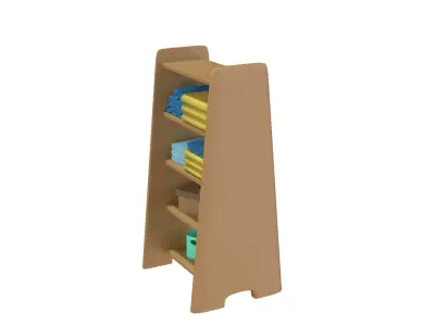 Laundry Shelf 3D Model 3D model