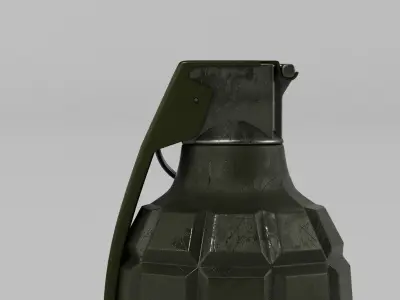 Hand Grenade 2 3D model