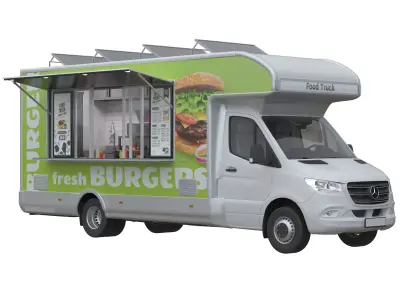 Food Truck Sprinter 3D model