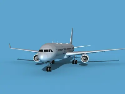Boeing C-32B V00 Bare Metal 3D model