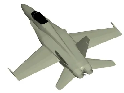 McDonnell Douglas F A-18 Hornet 3D model
