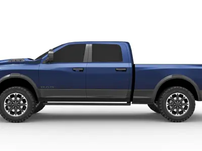 RAM Heavy Duty 2025 Low-poly 3D model