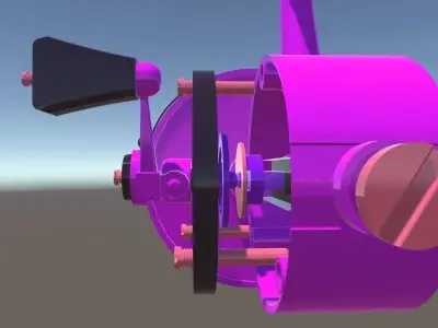 Fishing Reel 3D model