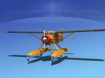 Dehavilland DHC-2 Beaver V14 3D model