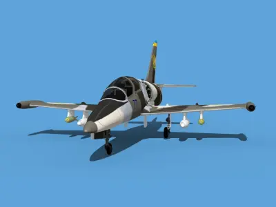 Aero Vodochody L-39C Albatross Ukraine 1 3D model
