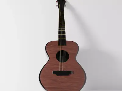 guitar 3D model