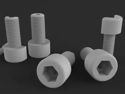 3D Print Double Bolt Free 3D print model