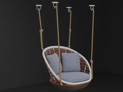 Albanese Unique Design Porch Swing Free 3D model