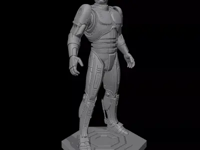 Robo Cop  Sci-Fi STL 3D Print Collectible  3D print model