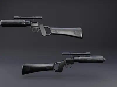 Blaster Rifle 3D model