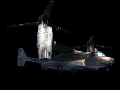 MV22 Marine High Quality 3D model