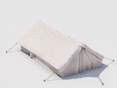 Tent 01 Low-poly 3D model