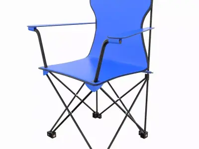 Folding Chair 02 3D model