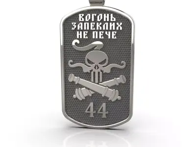 Soldier badge 3D print model