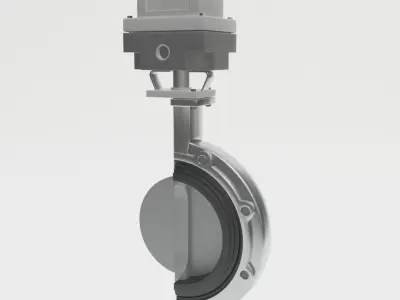 Butterfly Valve Collection 6pcs 3D model