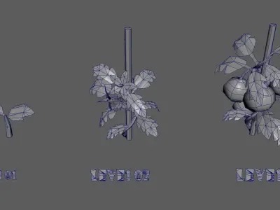 Free Pack - Stylized Tomato Free low-poly 3D model