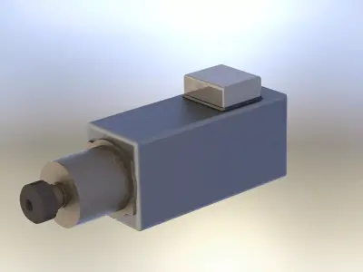 Teknomotor 5160-d-2db-p-er25 24000 5kw hs spindle Free 3D model