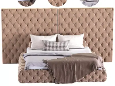 Meridiani bed tuyo Free 3D model