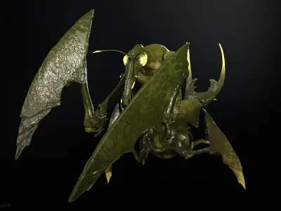 Bogomol Low-poly 3D model