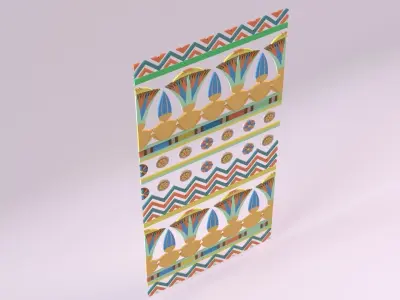 Egyptian Symbols - 049 Low-poly 3D model