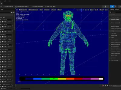 Casual Soldier 18 Low-poly 3D model