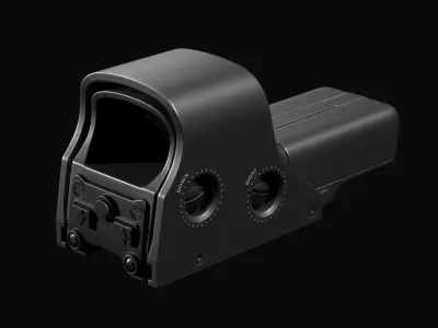 Eotech 512 Scope Low-poly 3D model