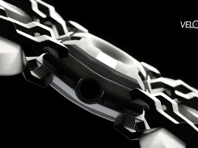 Racing Drone Low-poly 3D model