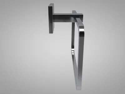 Towel Hanger Free low-poly 3D model