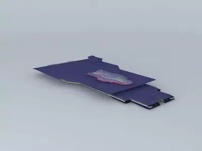 XAC Blue Dragon Space aircraft Free 3D model