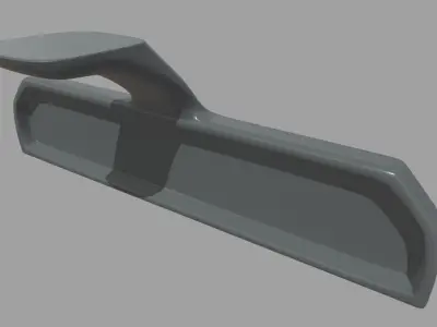 Rearview Mirror Low-poly 3D model