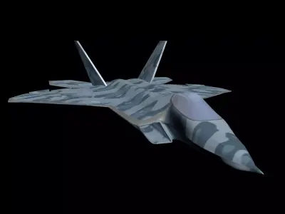 F-22 Raptor Fighter-jet 3D model