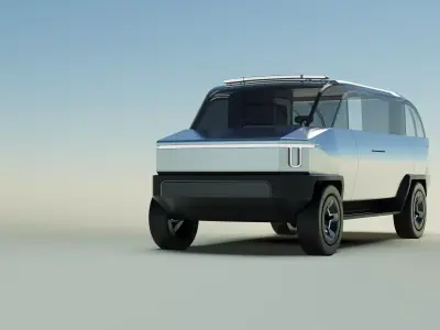 RV2 Concept vehicle Free 3D model
