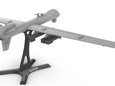 MQ-9 Reaper 3D print model