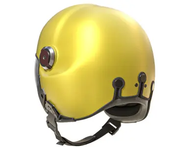 Msa gallet lh050 Pilot Helmet 3D model
