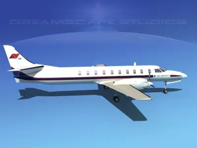 Swearingen SA226 Metroliner Air Virginia 3D model