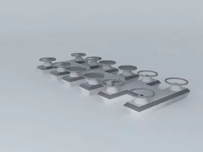 Quad Hover Free 3D model