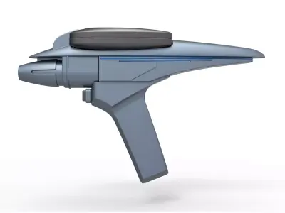 Phaser Type II from Star Trek III The Search for Spock 1984 3D model