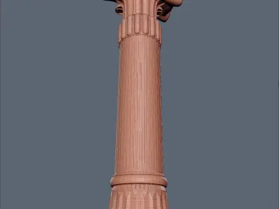 Persepolis bull column 3D model